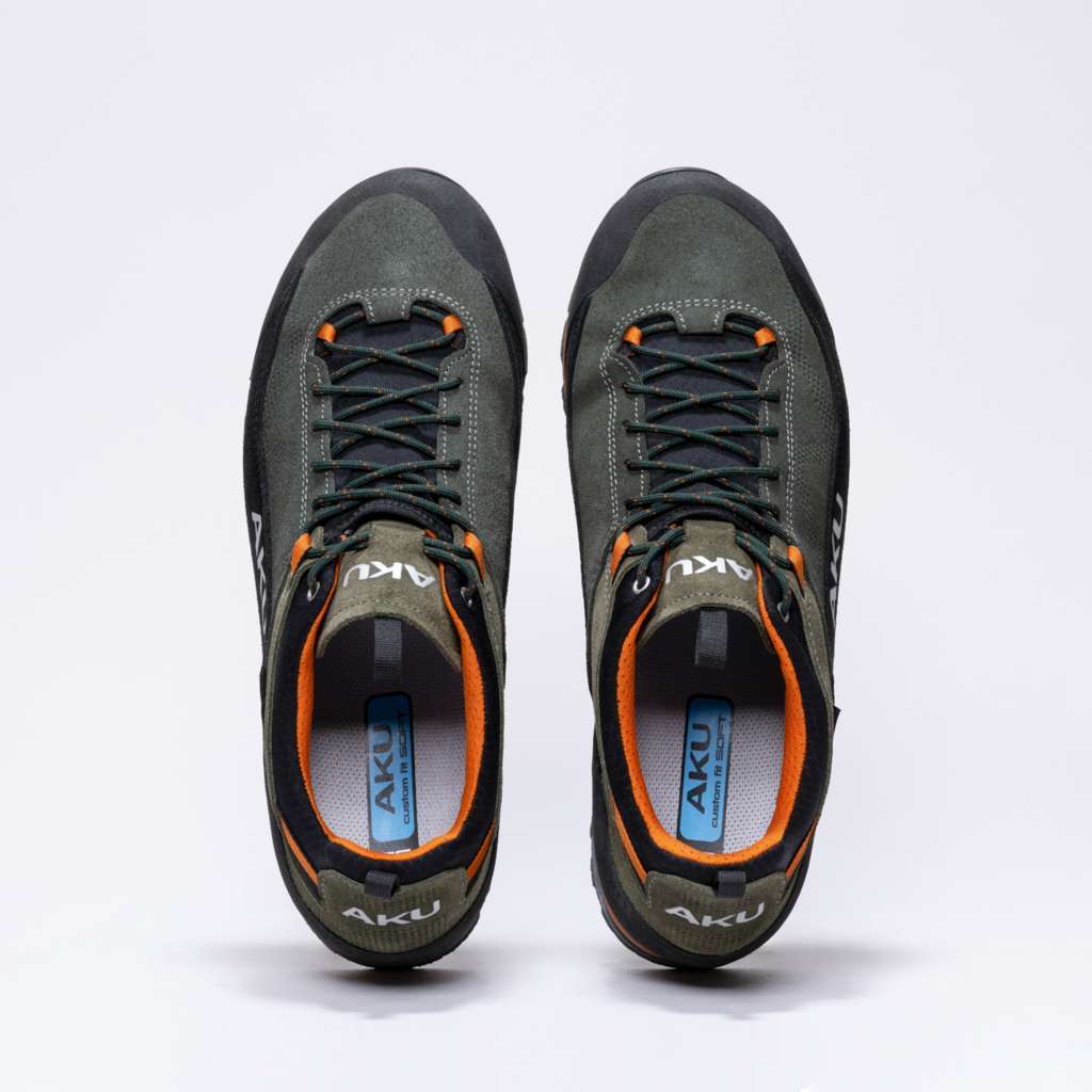 AKU Link GTX Verde-Arancio vista dall'alto