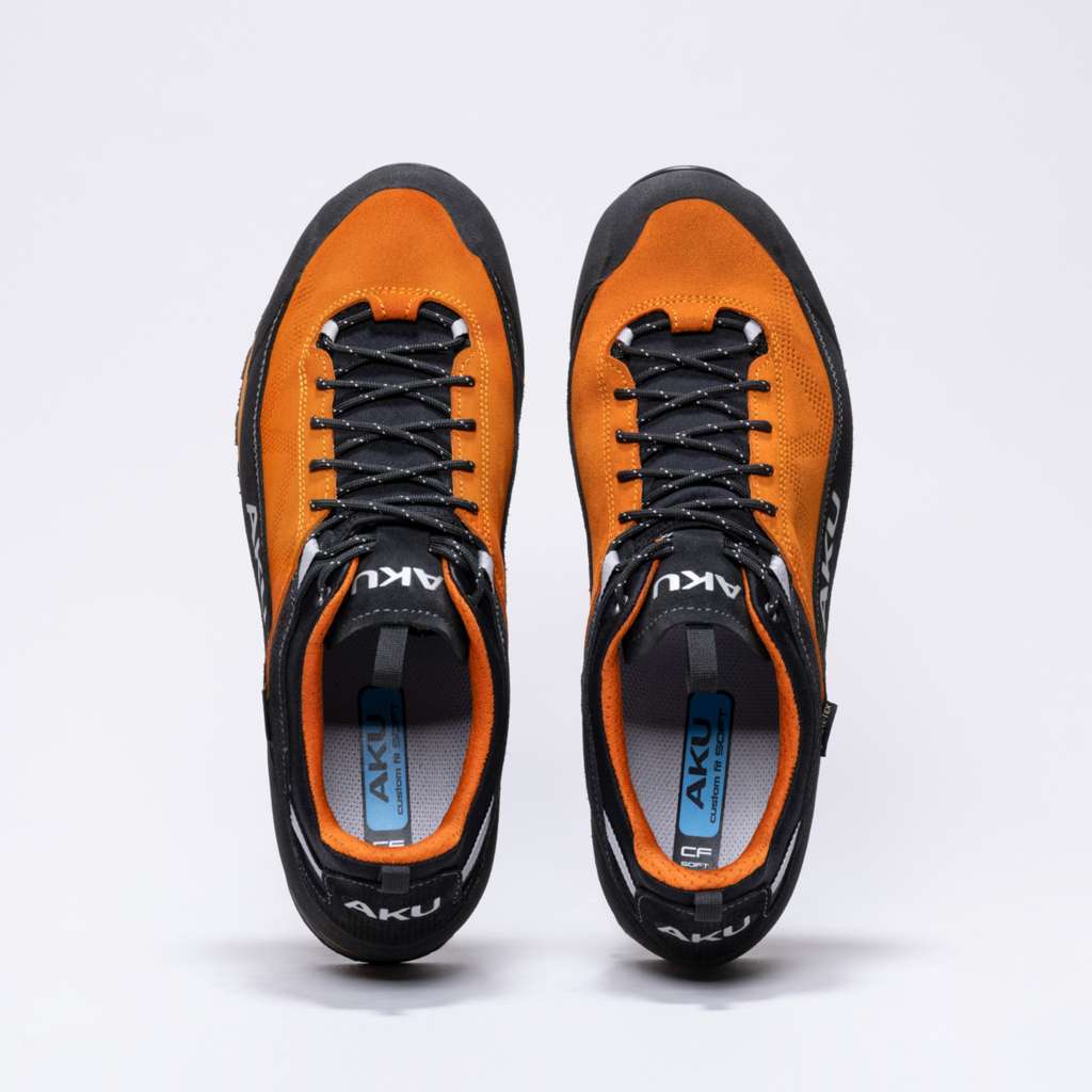 AKU Link GTX Arancio-Nero vista dall'alto