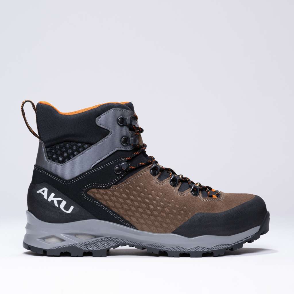 AKU Alterra II GTX Marrone-Arancio vista tre quarti