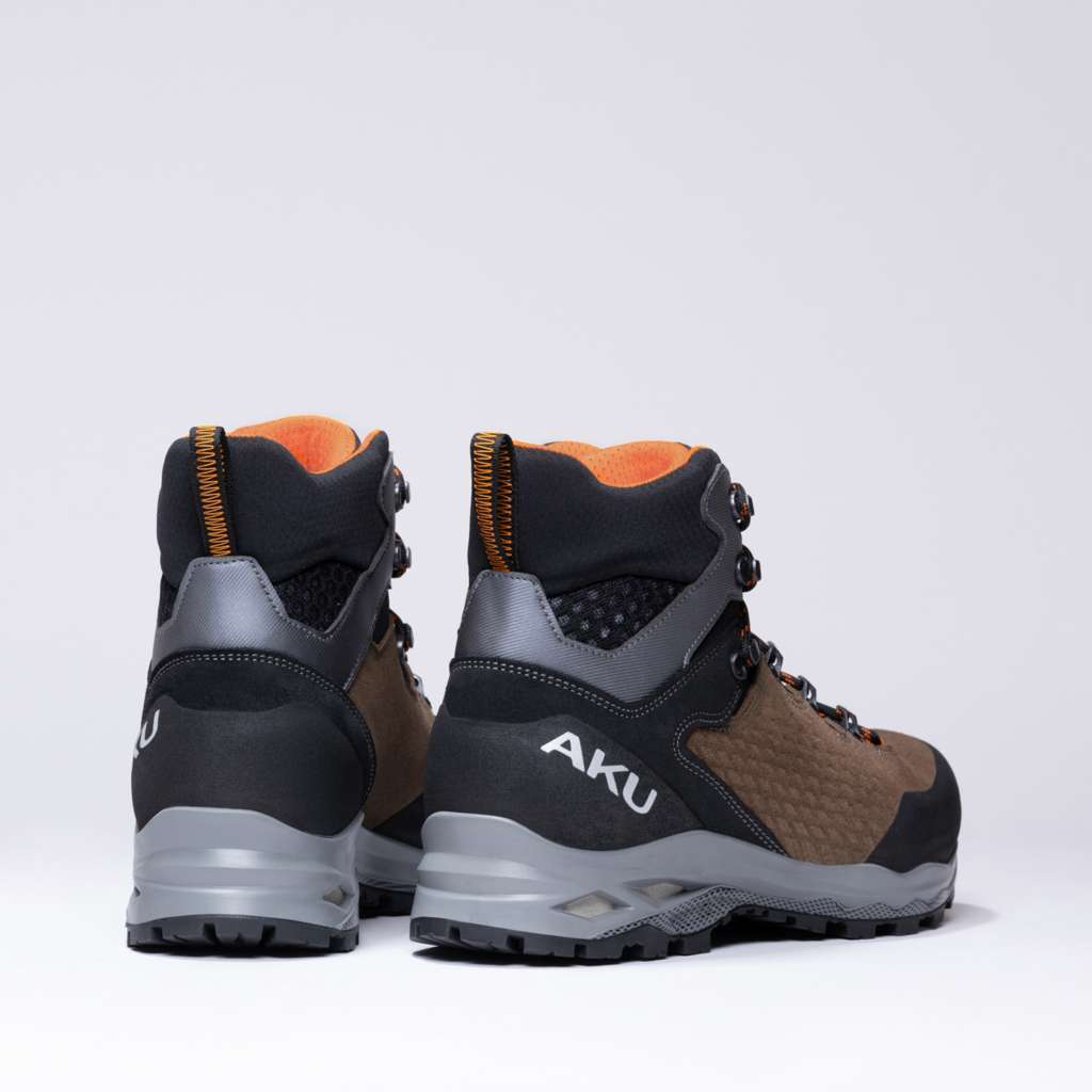 AKU Alterra II GTX Marrone-Arancio vista posteriore