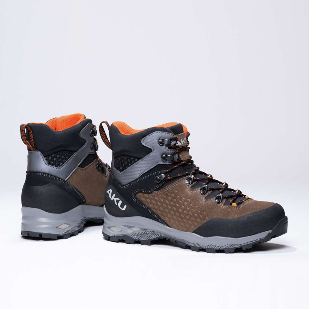 AKU Alterra II GTX Marrone-Arancio vista paio completo