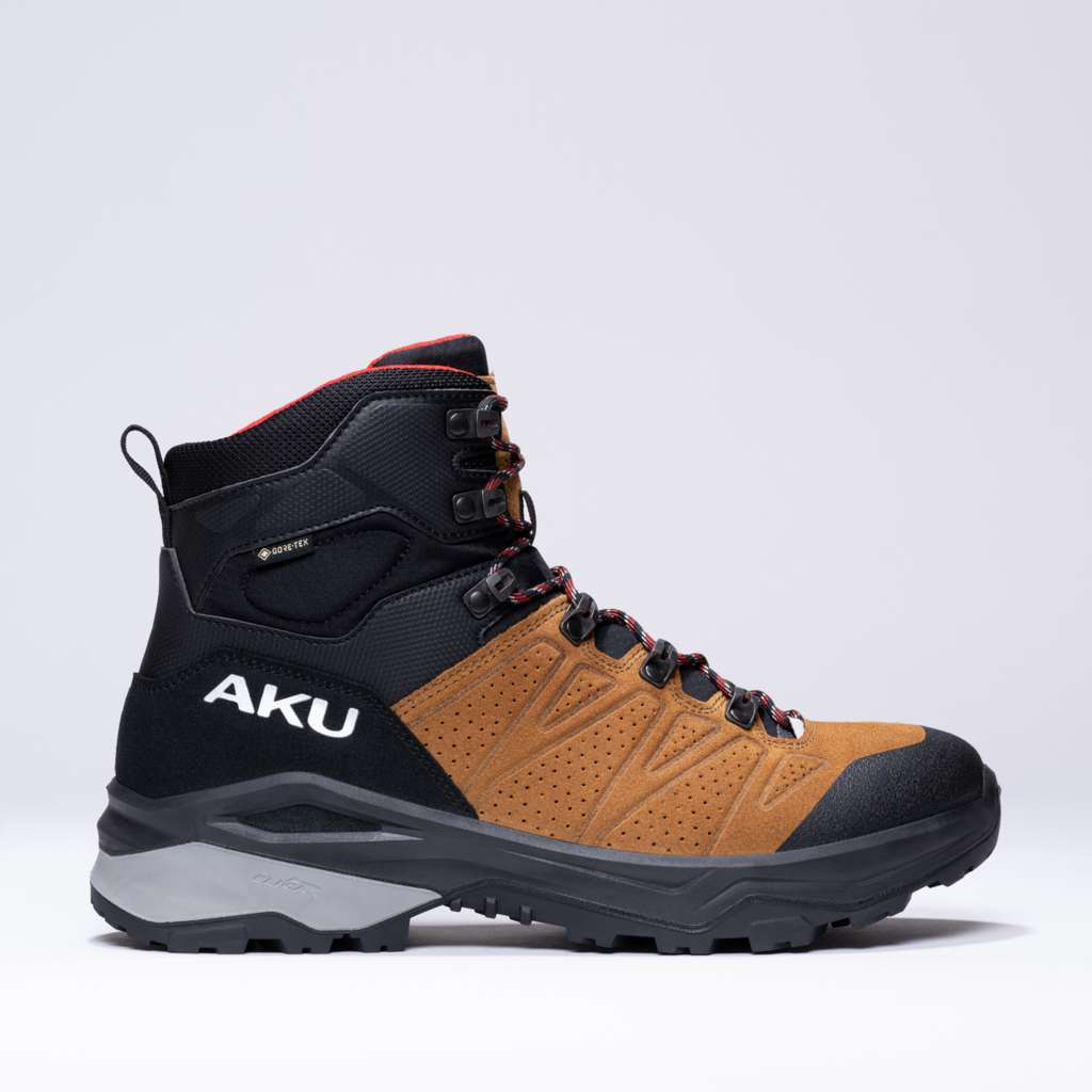 AKU Adapta SD GTX Marrone ruggine-Rosso vista tre quarti