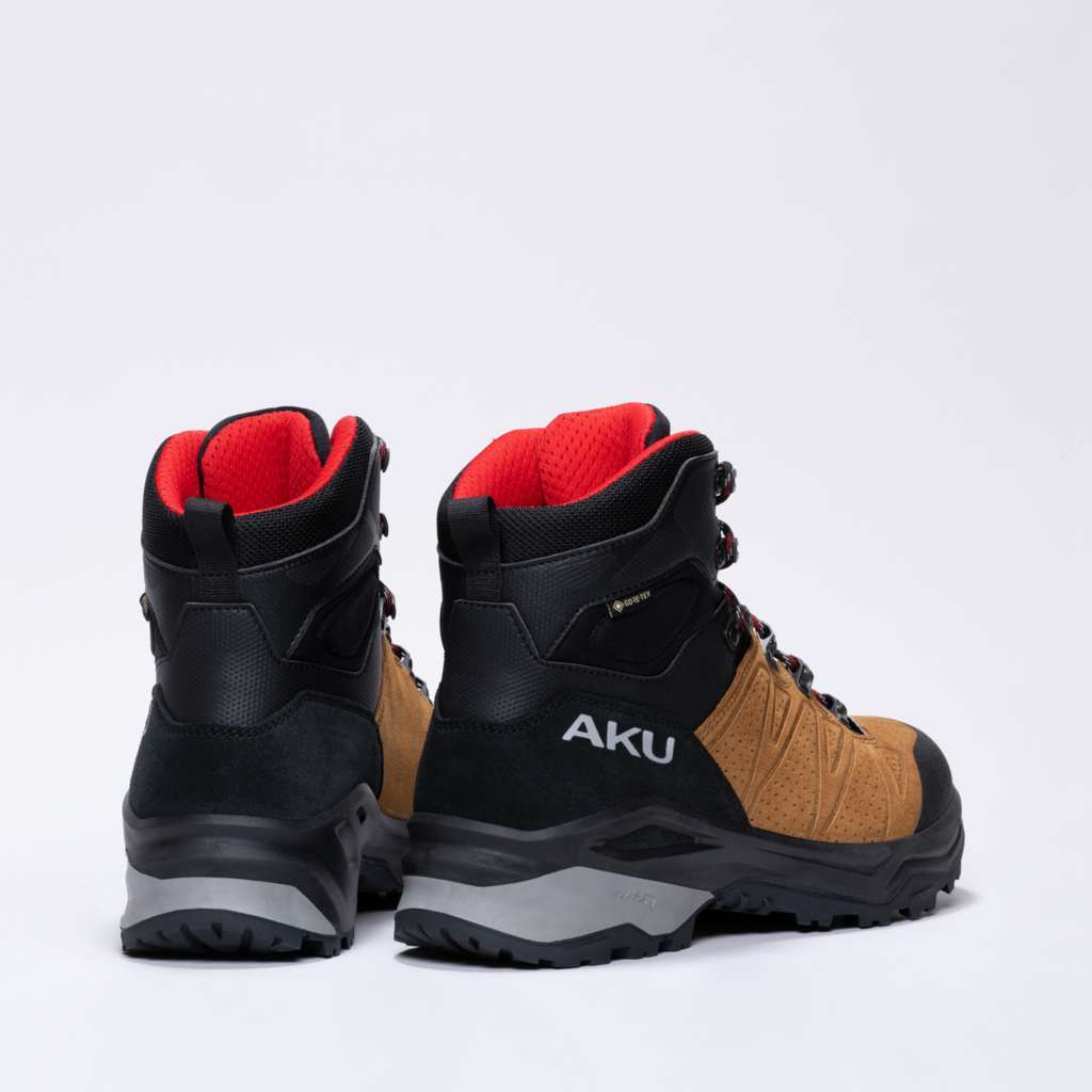 AKU Adapta SD GTX Marrone ruggine-Rosso vista posteriore