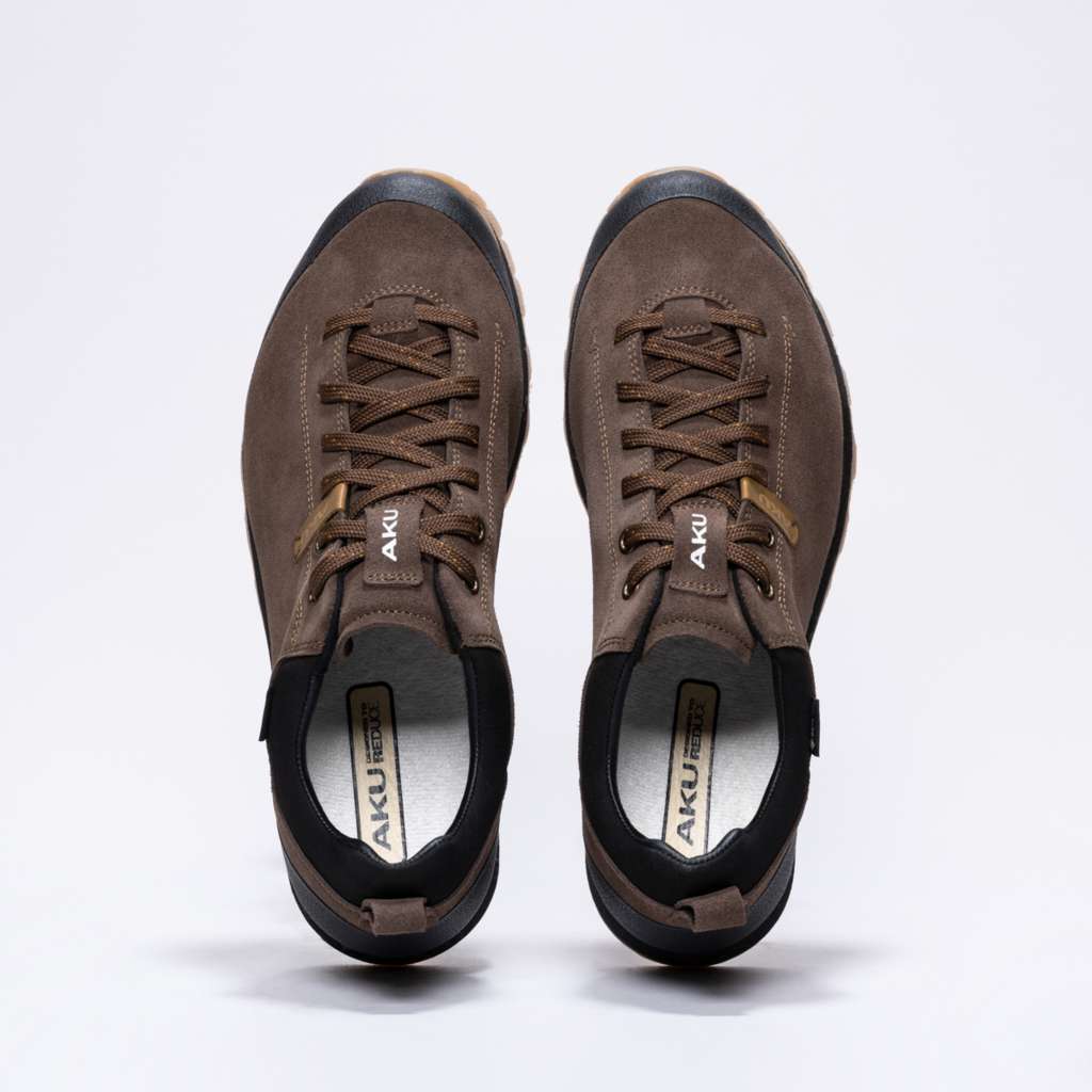 AKU Bellamont IV Suede GTX Marrone mod-Marrone chiaro vista dall'alto