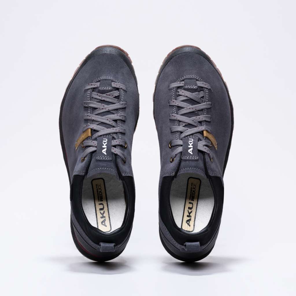 AKU Bellamont IV Suede GTX Ws Antracite-Bordeaux vista dall'alto