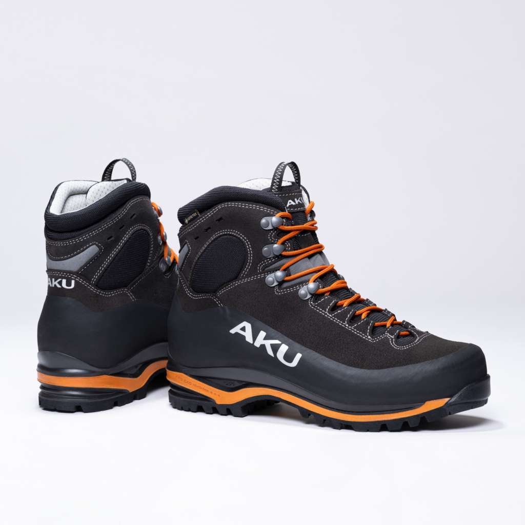 AKU Superalp GTX Antracite-Arancio vista paio completo