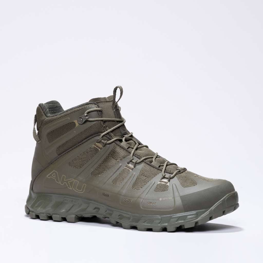 AKU Selvatica Tactical Mid GTX Verde ranger vista laterale