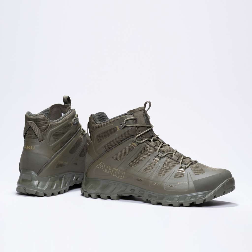 AKU Selvatica Tactical Mid GTX Verde ranger vista paio completo