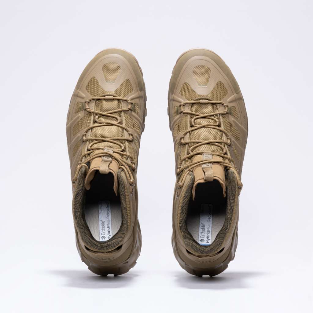 AKU Selvatica Tactical Mid GTX Coyote vista dall'alto