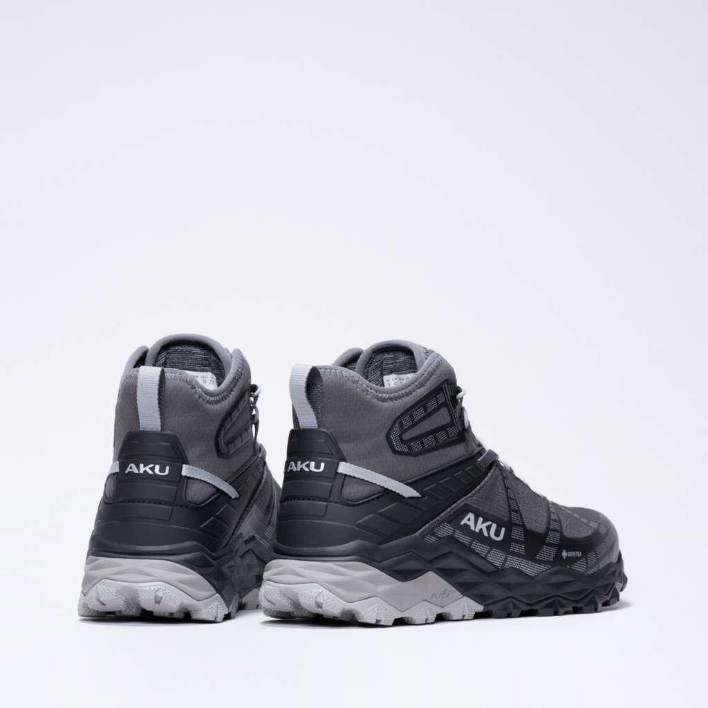 AKU Flyrock Mid GTX Nero-Argento vista posteriore