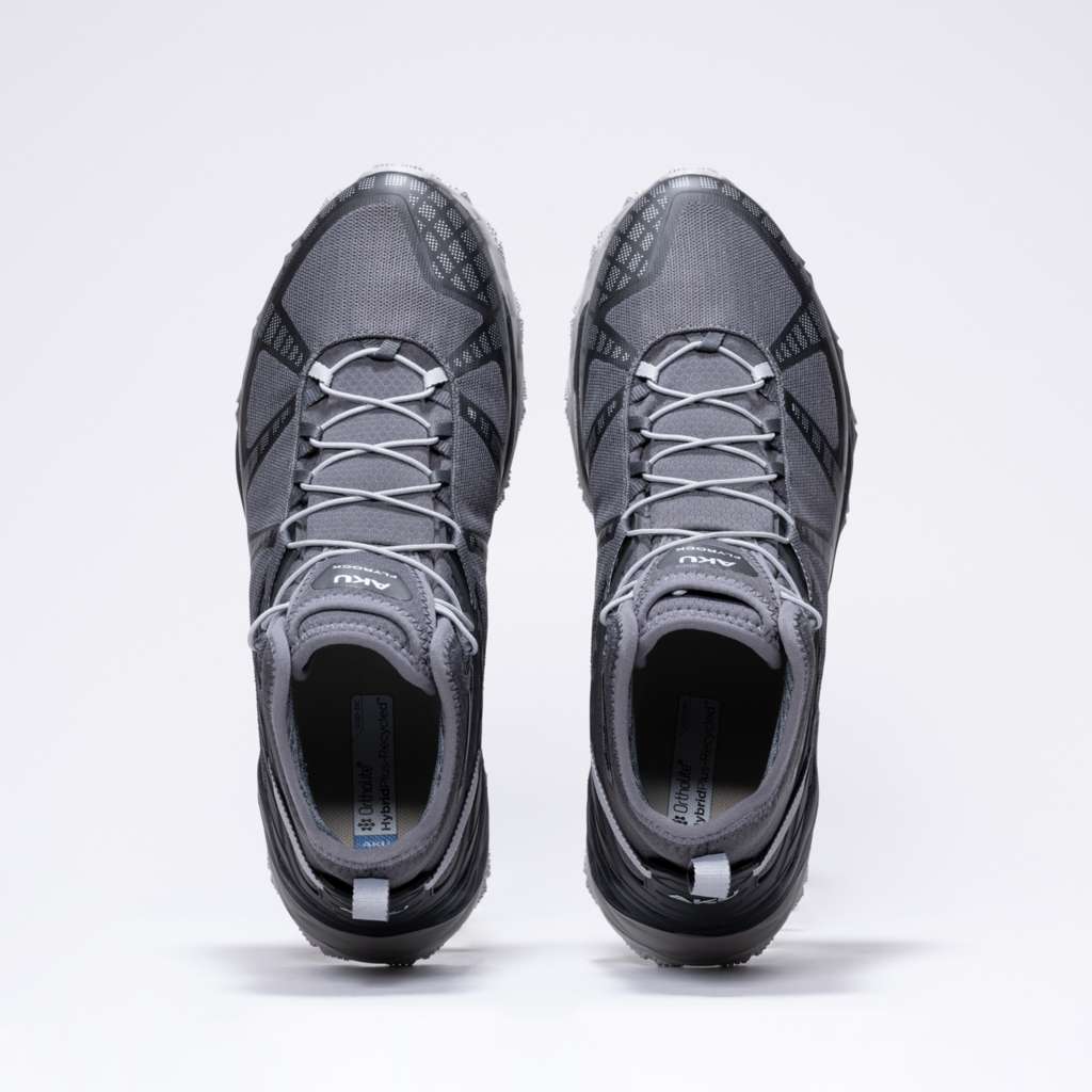 AKU Flyrock Mid GTX Nero-Argento vista dall'alto