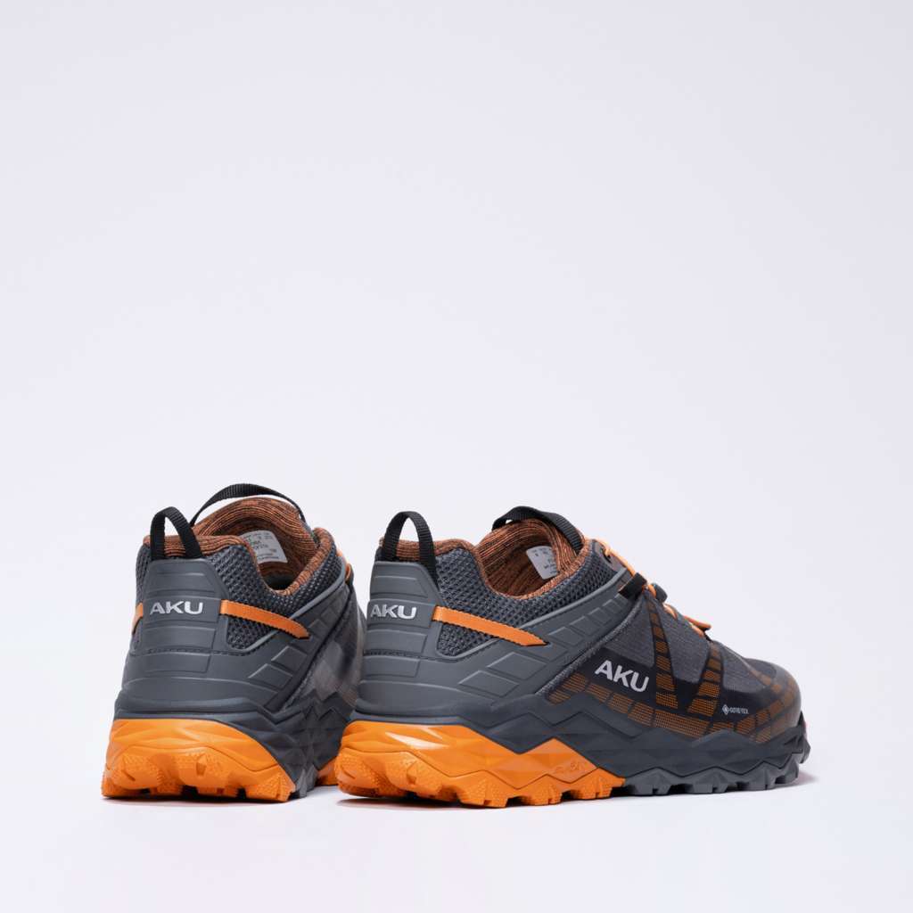 AKU Flyrock GTX Nero-Arancio vista posteriore