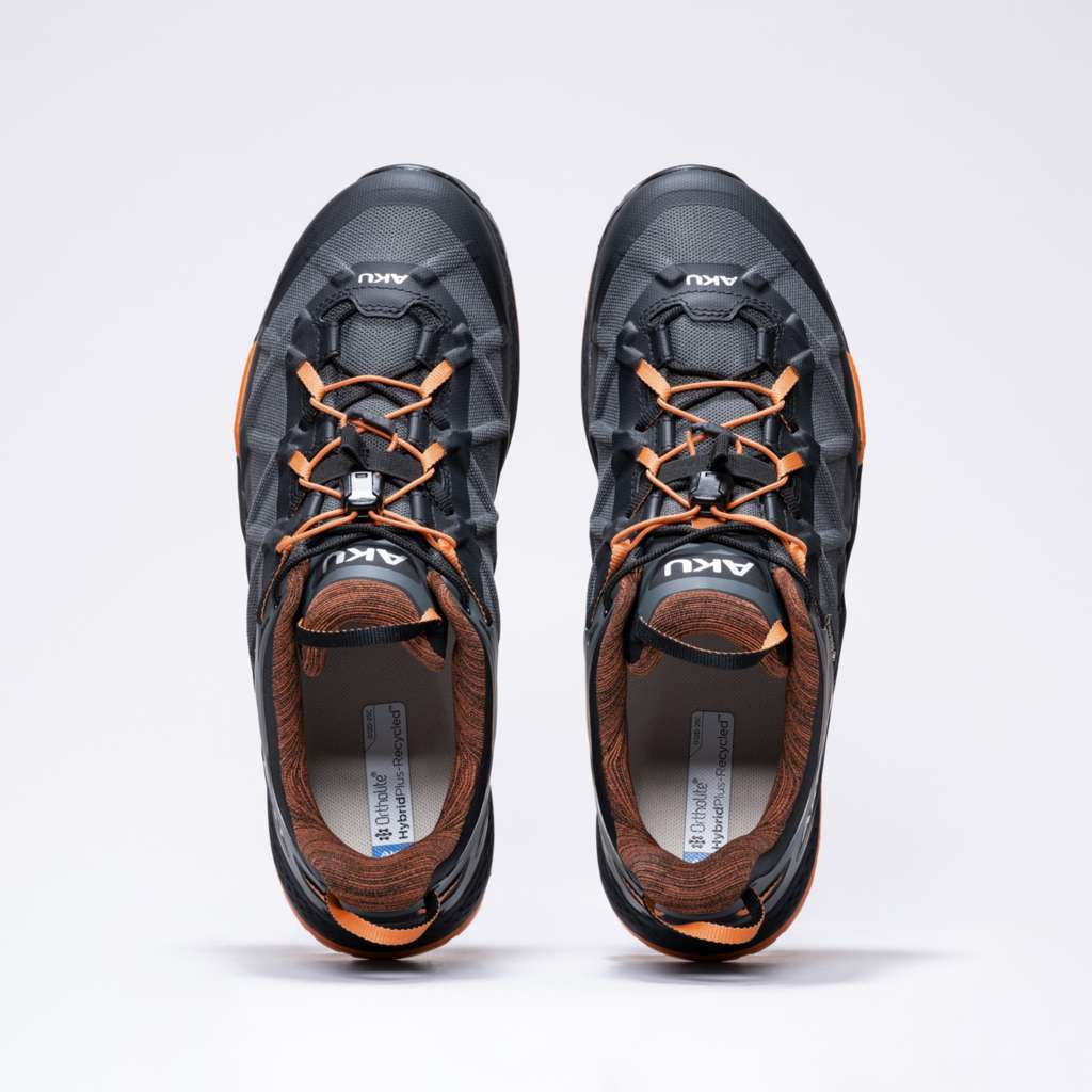 AKU Rocket DFS GTX Nero-Arancio vista dall'alto