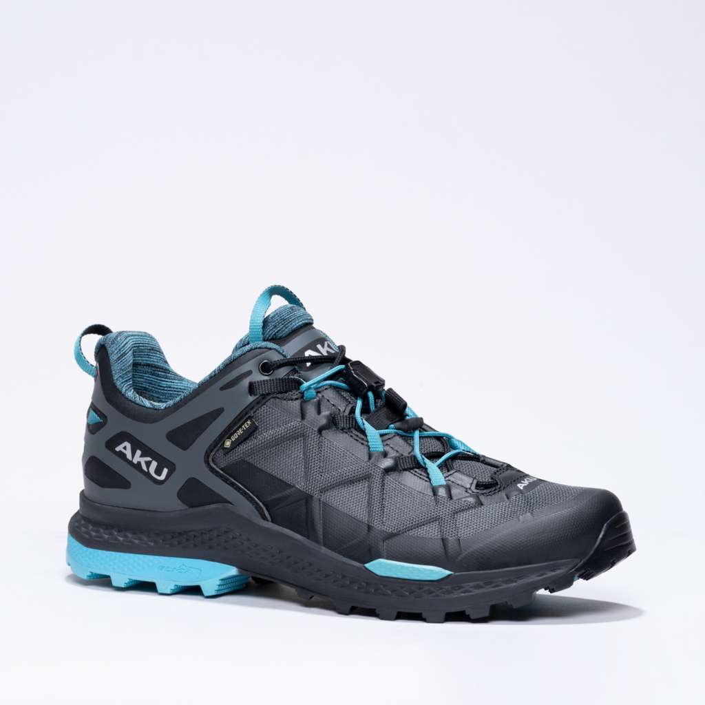 Rocket DFS GTX Ws Black-Turquoise | Fast hiking shoes – AKU®
