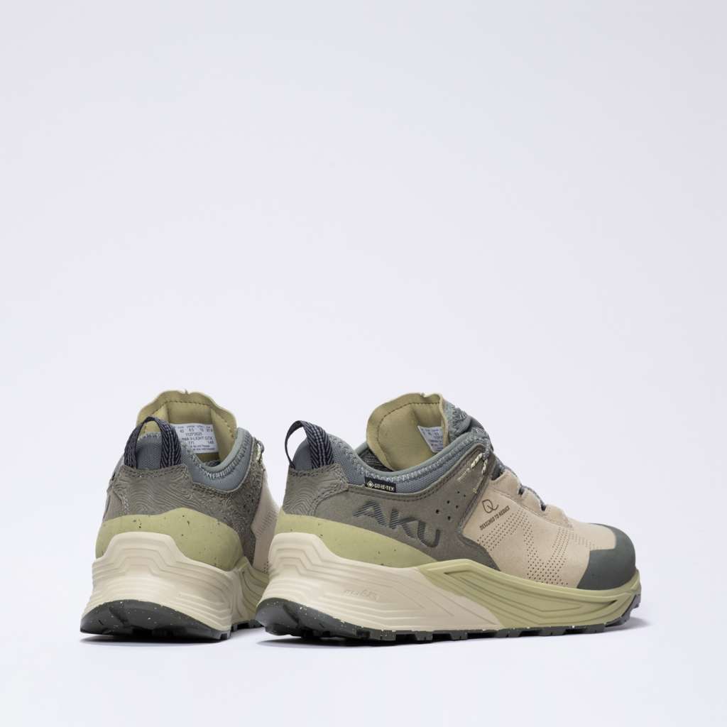 AKU Omnia V-Light GTX Beige-Oliva vista posteriore