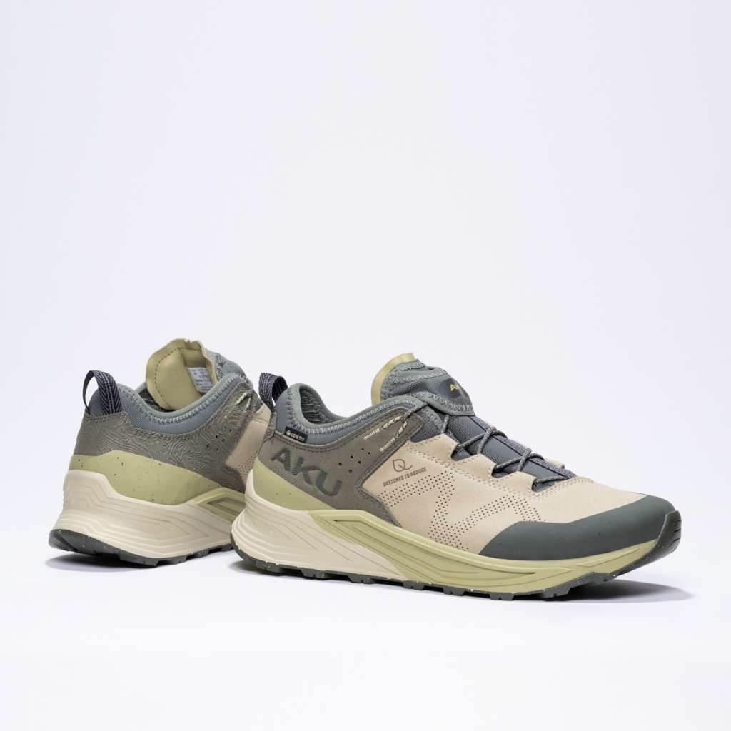 AKU Omnia V-Light GTX Beige-Oliva vista paio completo