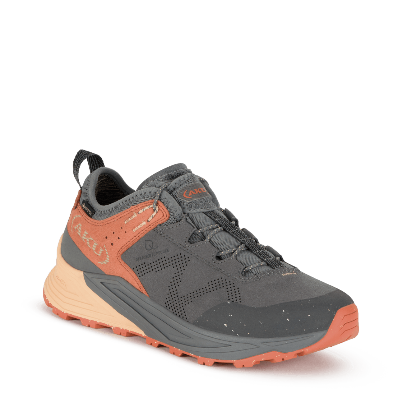 Omnia V-Light GTX Ws Grey-Orange | Fast hiking shoes – AKU®