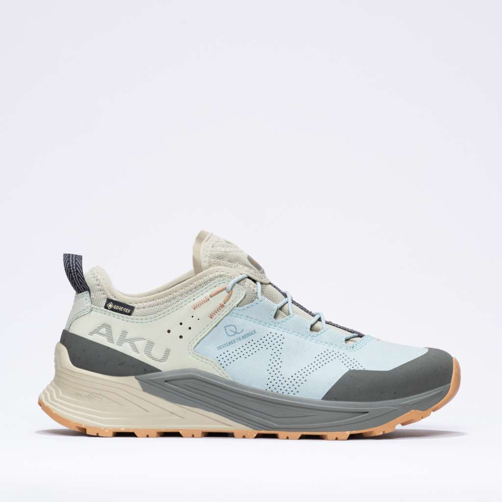 AKU Omnia V-Light GTX Ws Azzurro-Verde chiaro vista tre quarti