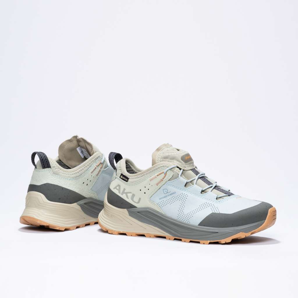 AKU Omnia V-Light GTX Ws Azzurro-Verde chiaro vista paio completo