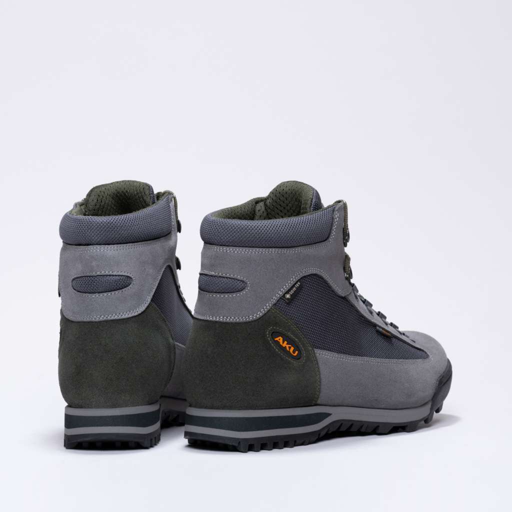 AKU Slope Micro GTX Grigio-Verde vista posteriore