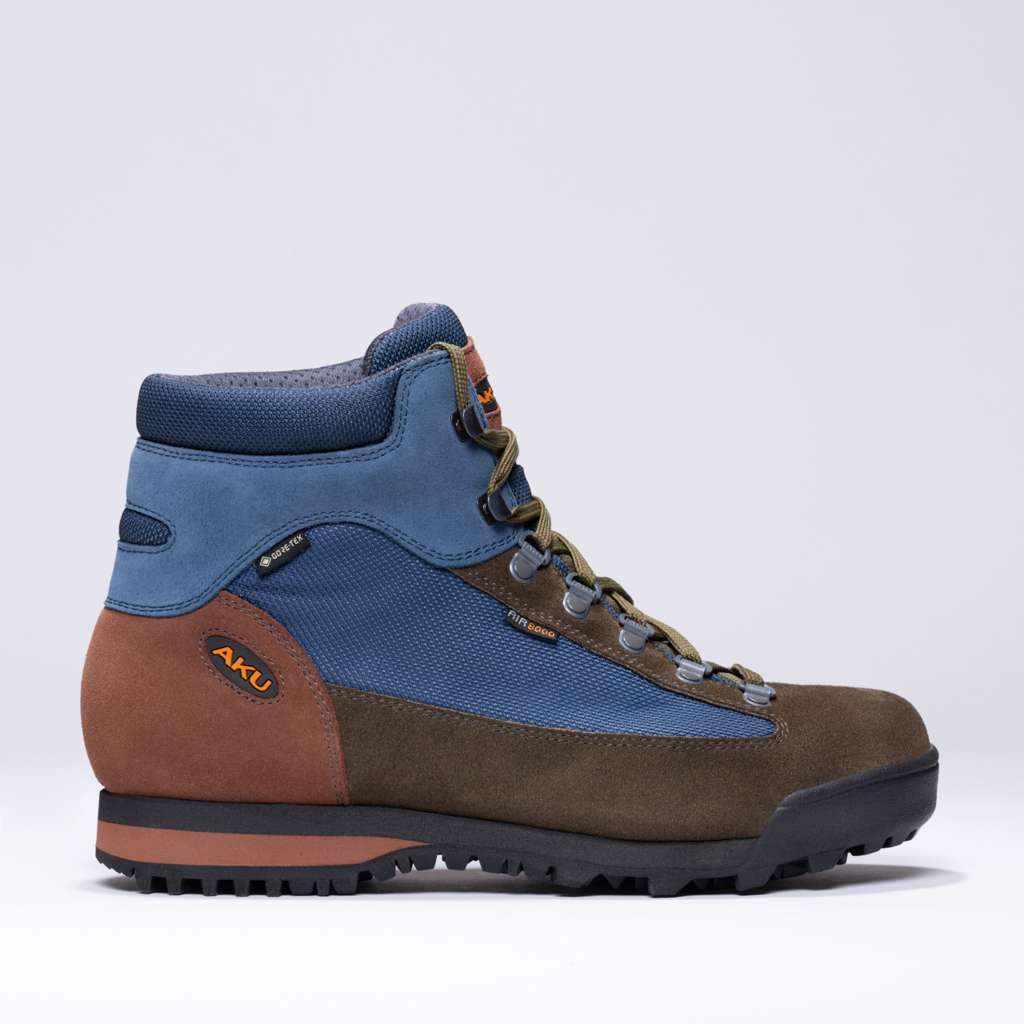 AKU Slope Original GTX Blu-Oliva vista tre quarti