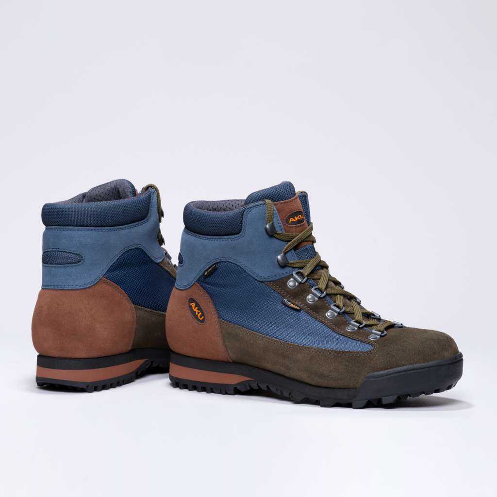 AKU Slope Original GTX Blu-Oliva vista paio completo