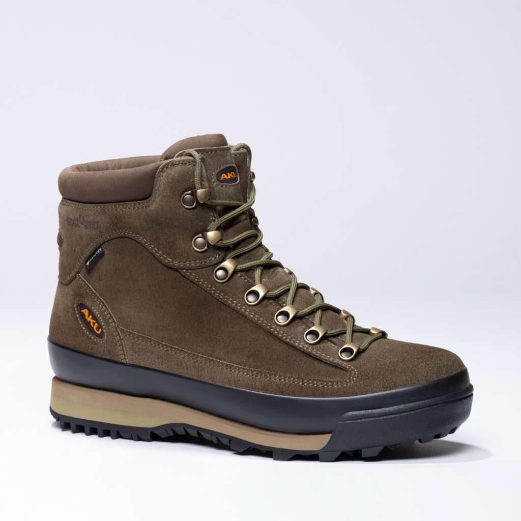 wagamama 別注 SH Goat Suede Fatigue Slope Max Suede GTX Olive | Hiking boots – AKU®