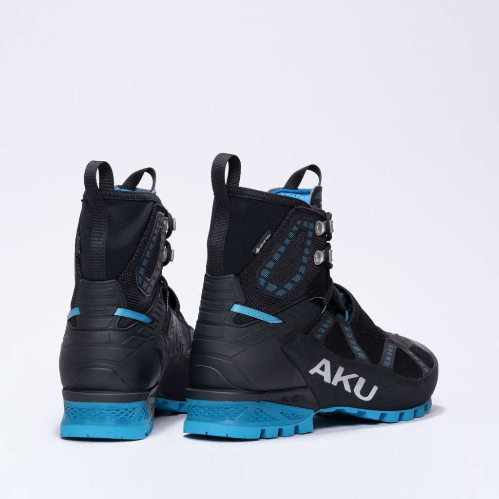 AKU Viaz DFS GTX Ws Nero-Turchese vista posteriore
