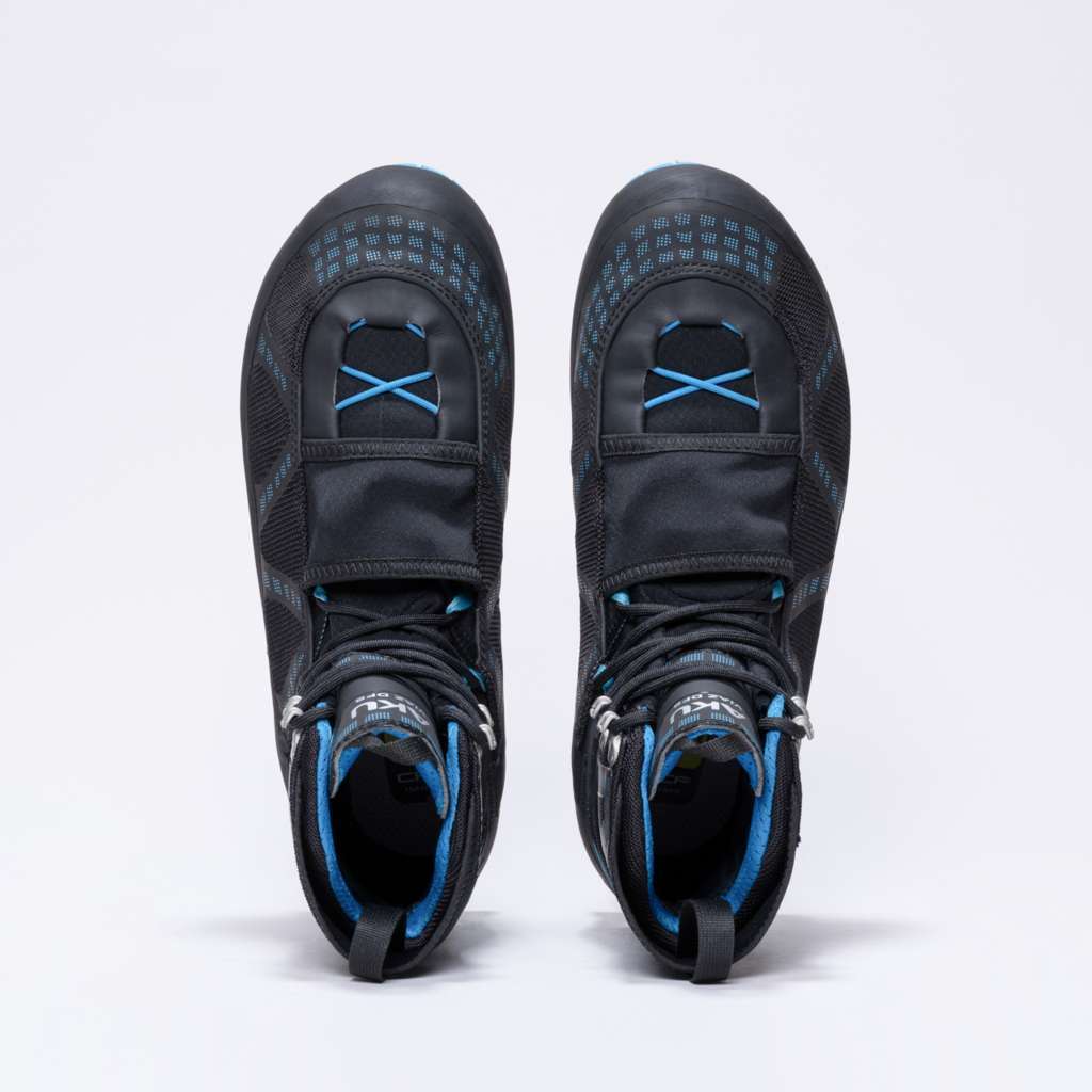 AKU Viaz DFS GTX Ws Nero-Turchese vista dall'alto