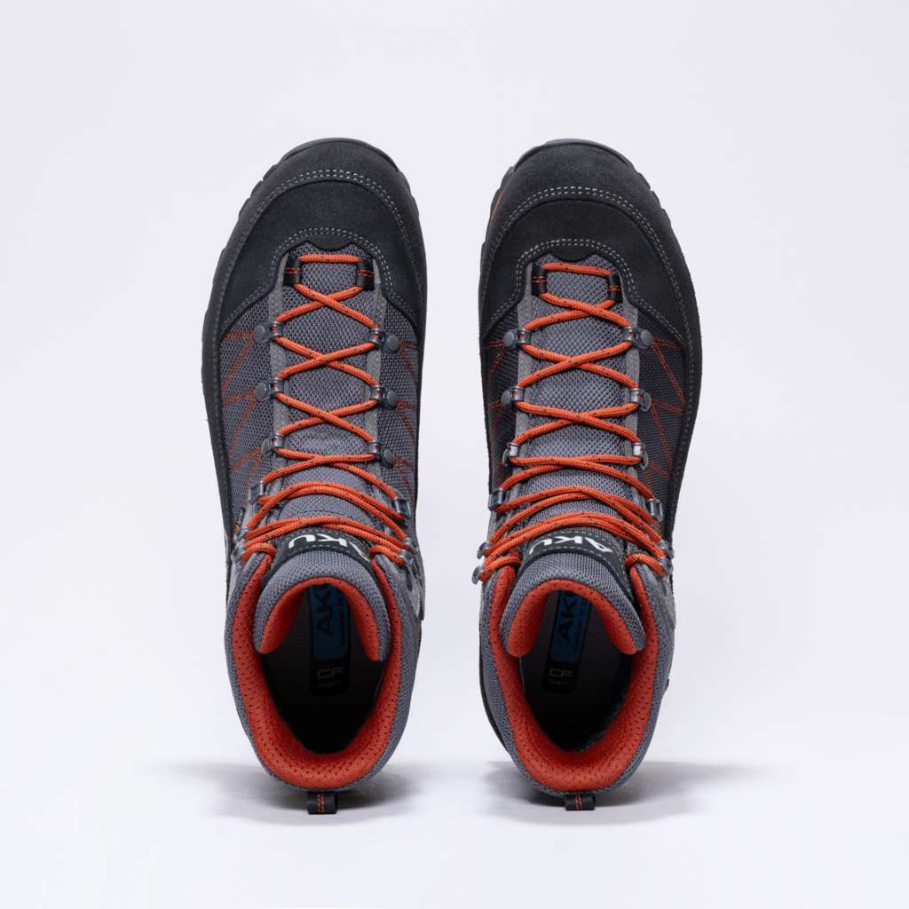 AKU Trekker Lite III GTX Antracite-Ruggine vista dall'alto