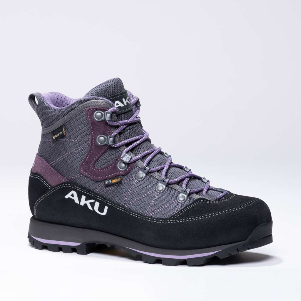 AKU Trekker Lite III GTX Ws Antracite-Viola vista laterale