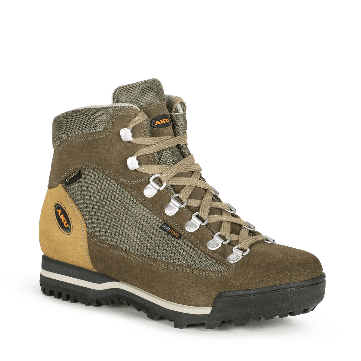 Chaussures De Randonnée Aku Ultralight Micro Femme GTX - Gris/Vert - Neuf Avec étiquettes