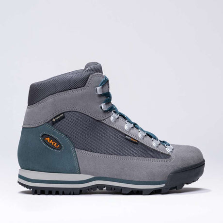 AKU Ultra Light Micro GTX Ws Grigio-Petrolio vista tre quarti