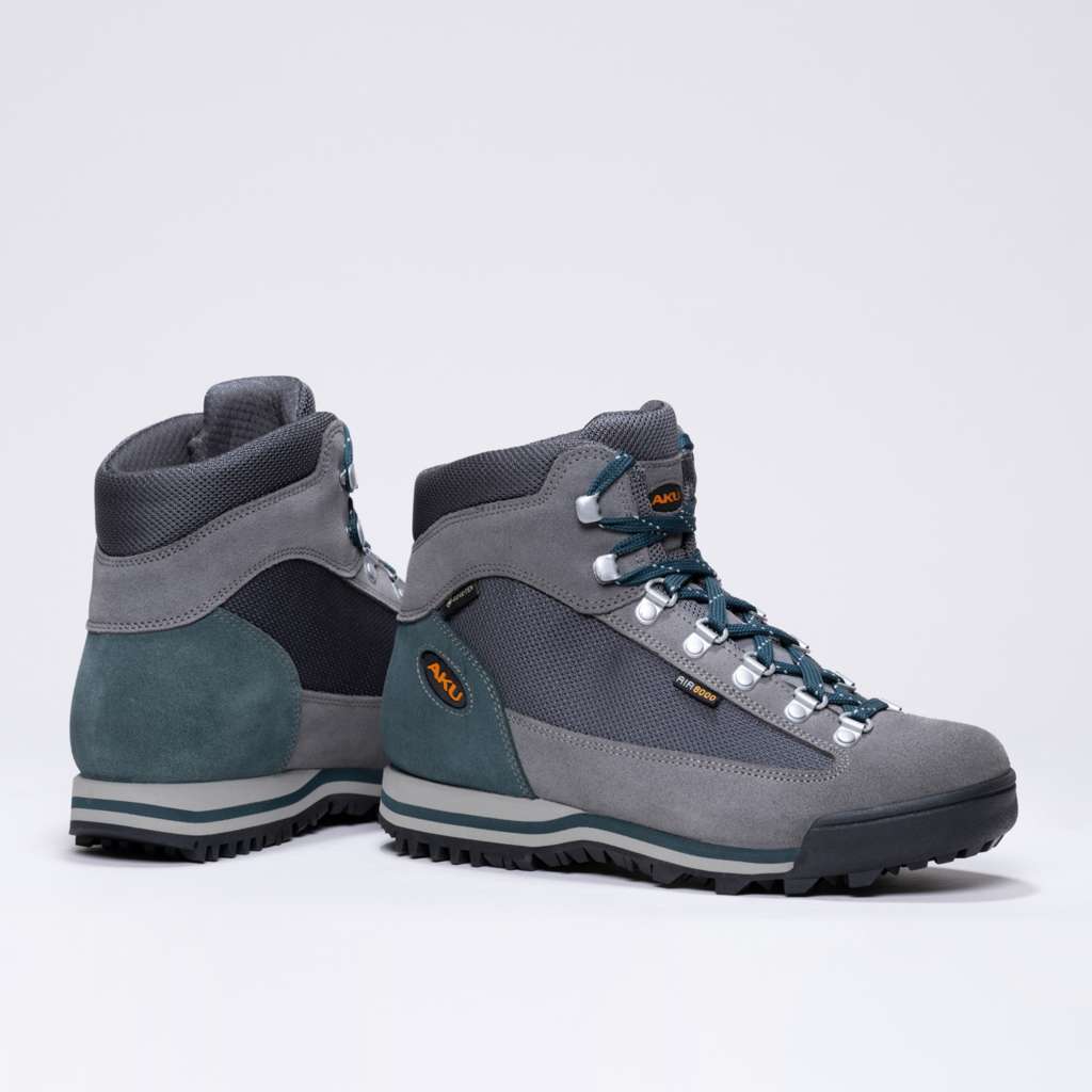AKU Ultra Light Micro GTX Ws Grigio-Petrolio vista paio completo