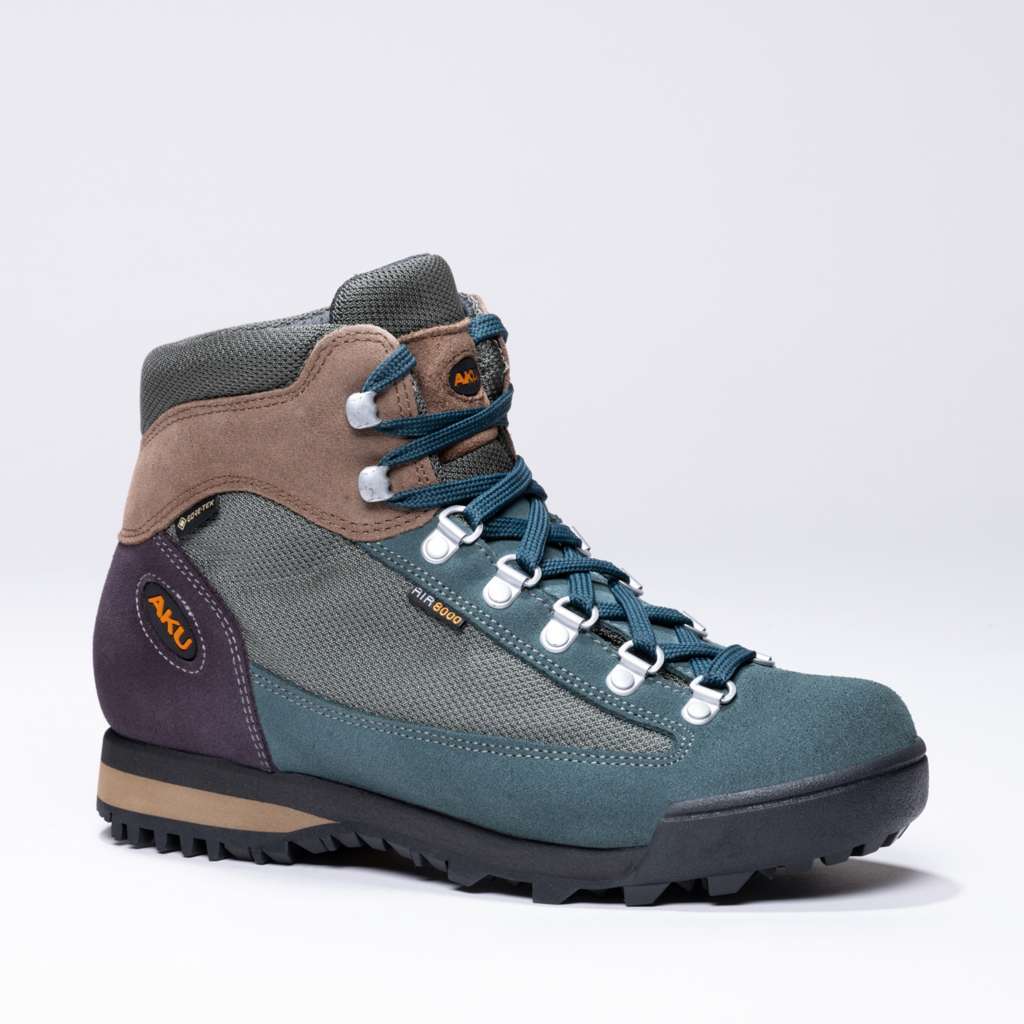 AKU Ultra Light Original GTX Ws Grigio-Verde vista laterale