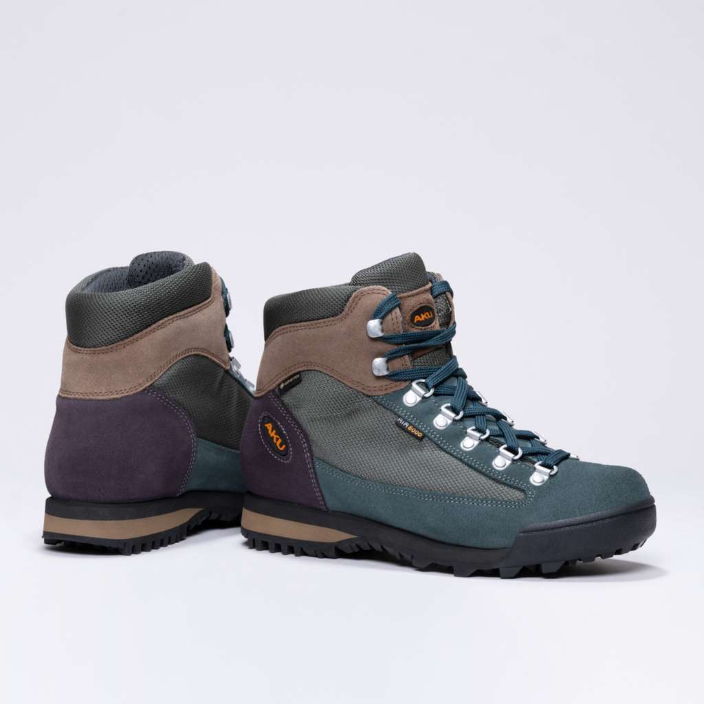 AKU Ultra Light Original GTX Ws Grigio-Verde vista paio completo