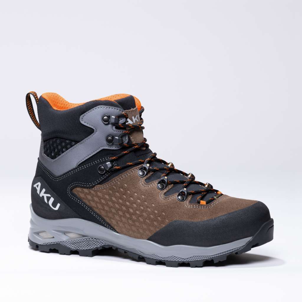 AKU Alterra II GTX Marrone-Arancio vista laterale