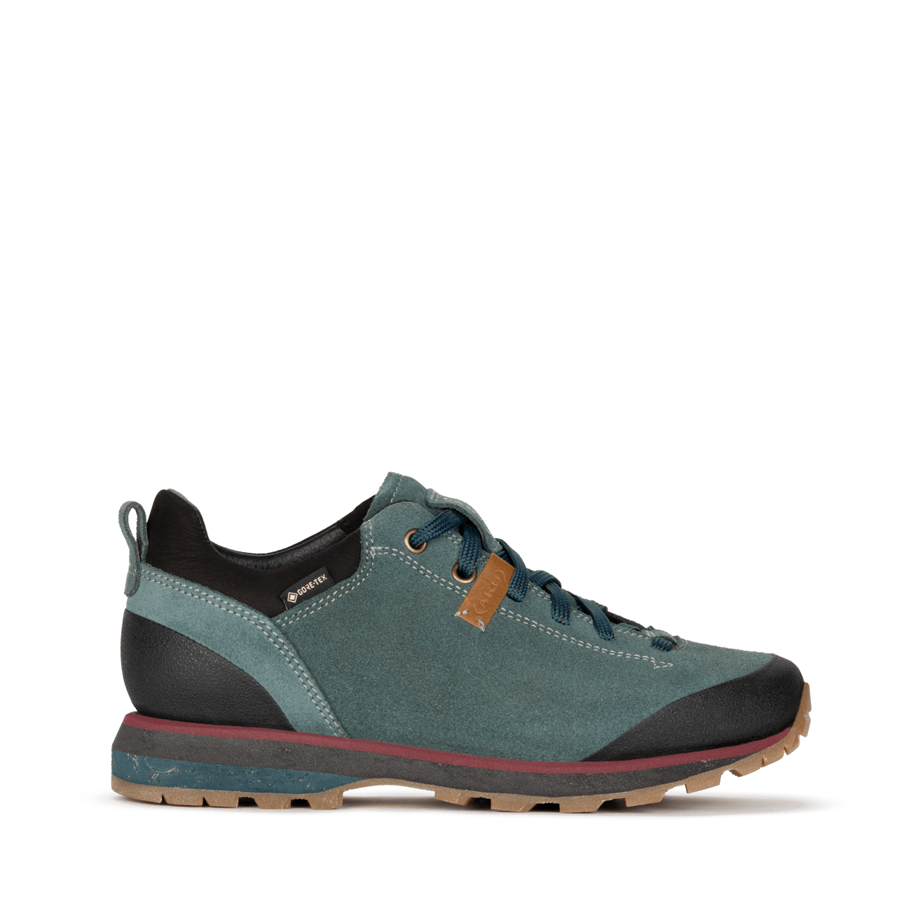 Bellamont IV Suede GTX Ws Verde-Bordeaux