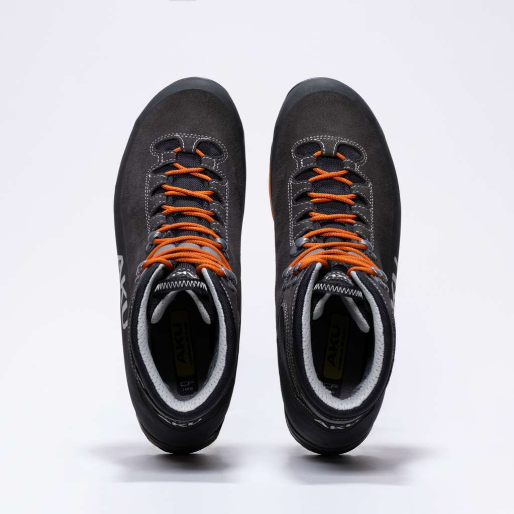 AKU Superalp Wide GTX Antracite-Arancio vista dall'alto