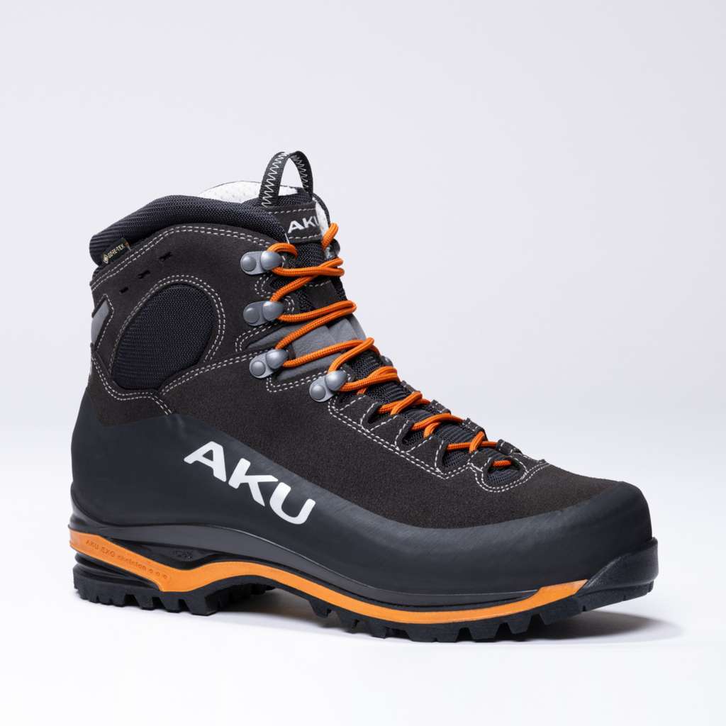 AKU Superalp GTX Antracite-Arancio vista laterale