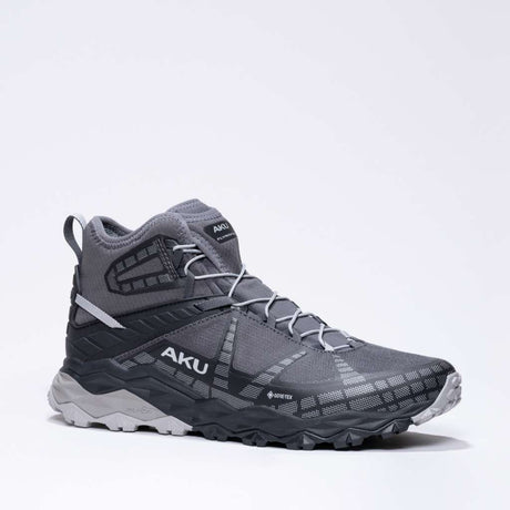 AKU Flyrock Mid GTX Nero-Argento vista laterale