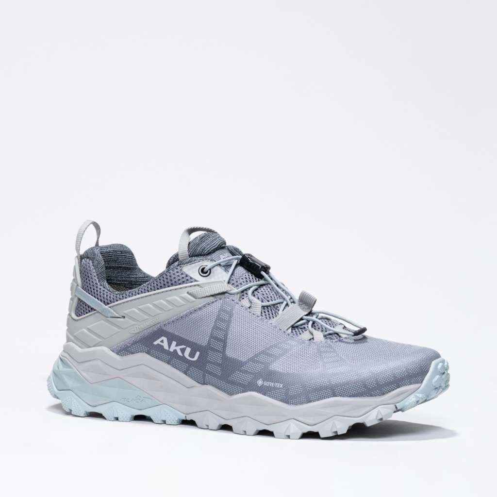 AKU Flyrock GTX Ws  Viola chiaro-Verde acqua vista laterale