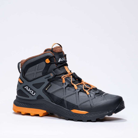 AKU Rocket Mid DFS GTX Nero-Arancio vista laterale