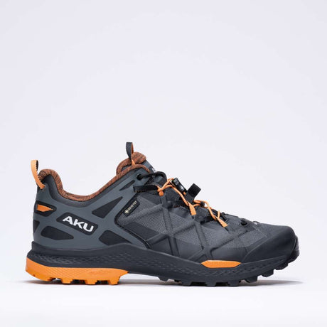 AKU Rocket DFS GTX Nero-Arancio vista tre quarti