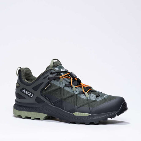 AKU Rocket DFS GTX Verde Militare-Nero vista laterale