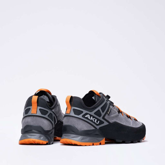 AKU Rock DFS II GTX Ws Grigio-Arancio vista posteriore