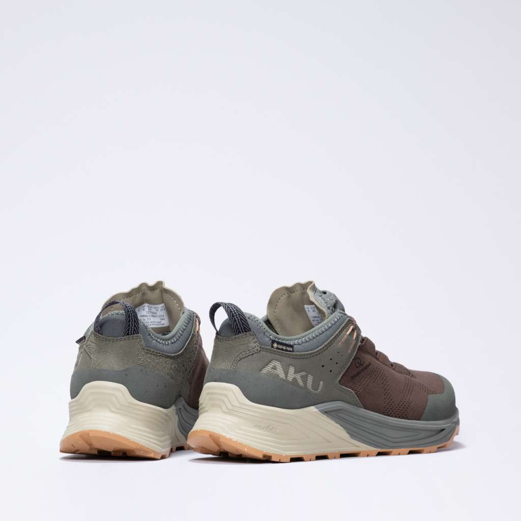 AKU Omnia V-Light GTX Marrone-Verde vista posteriore