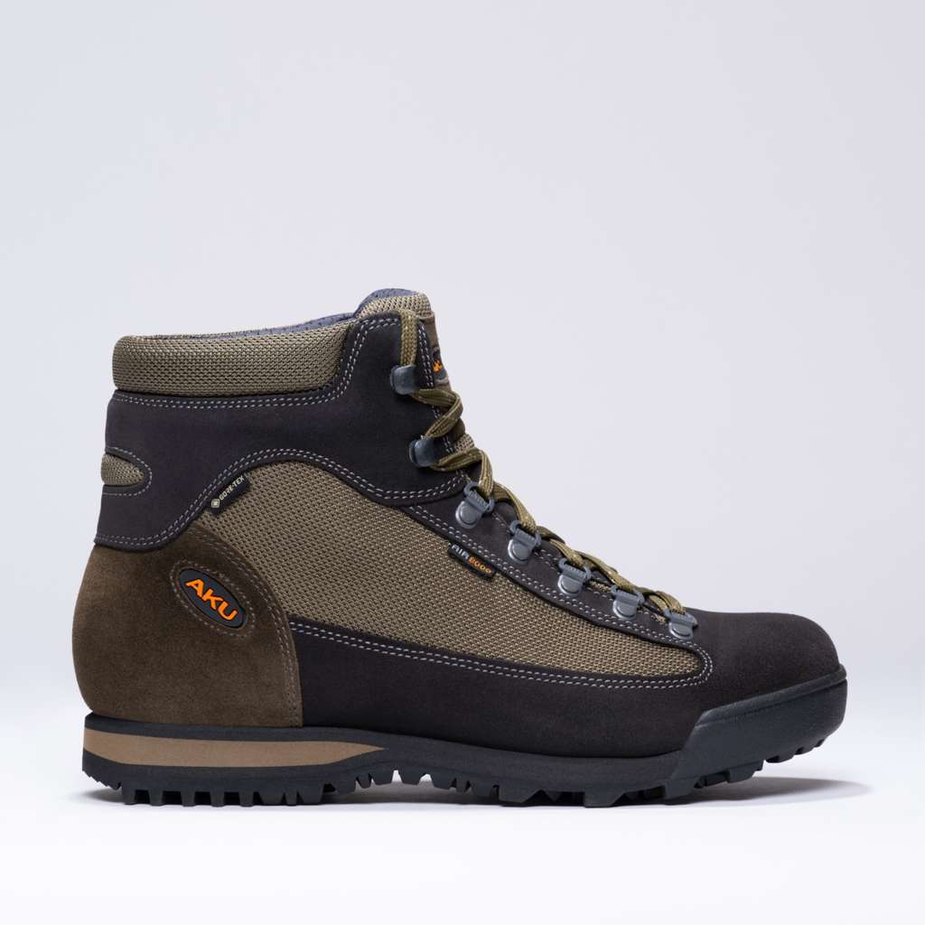 AKU Slope Micro GTX Oliva-Antracite vista tre quarti