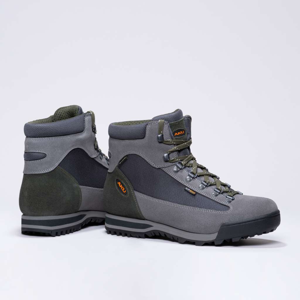 AKU Slope Micro GTX Grigio-Verde vista paio completo