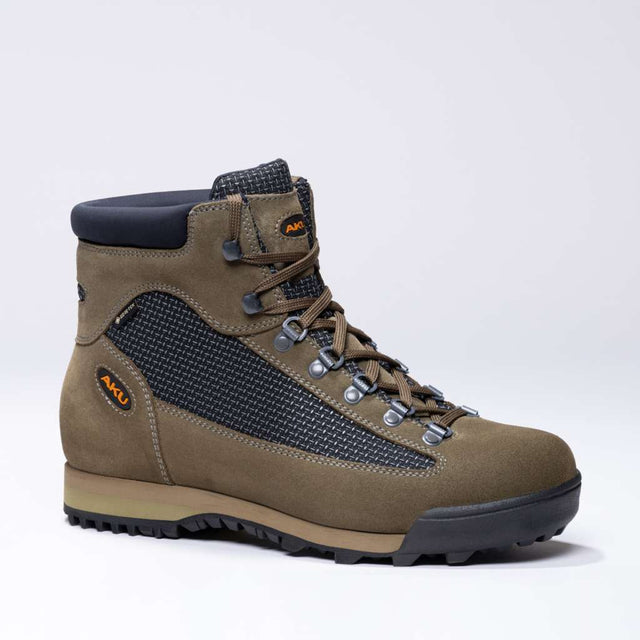 AKU Slope Ballistic GTX Nero-Oliva vista laterale